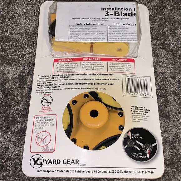 ‼️SOLD ‼️Rino-tuff 3 blade head - Picture 2 of 3